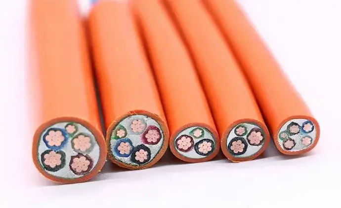 JZD Australian standard orange power cable 4x10mm²+4mm²E