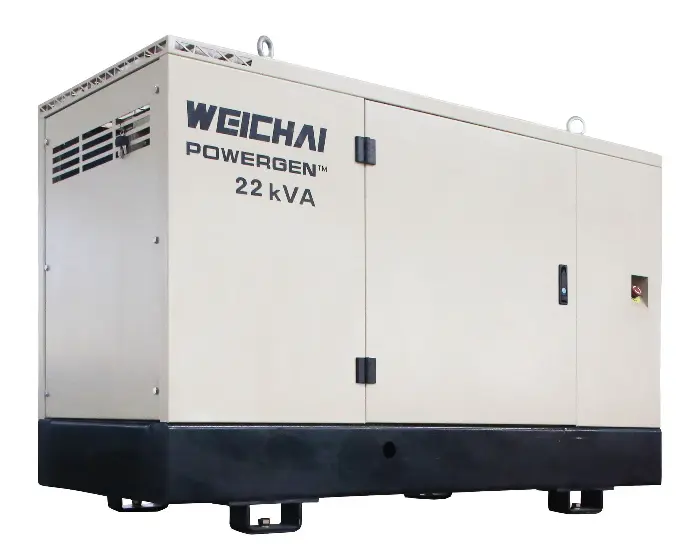 WPG22L1  Silence DIESEL GENERATING SET
 50L Fuel capacity, LEROY-SOMER ALTERNATOR